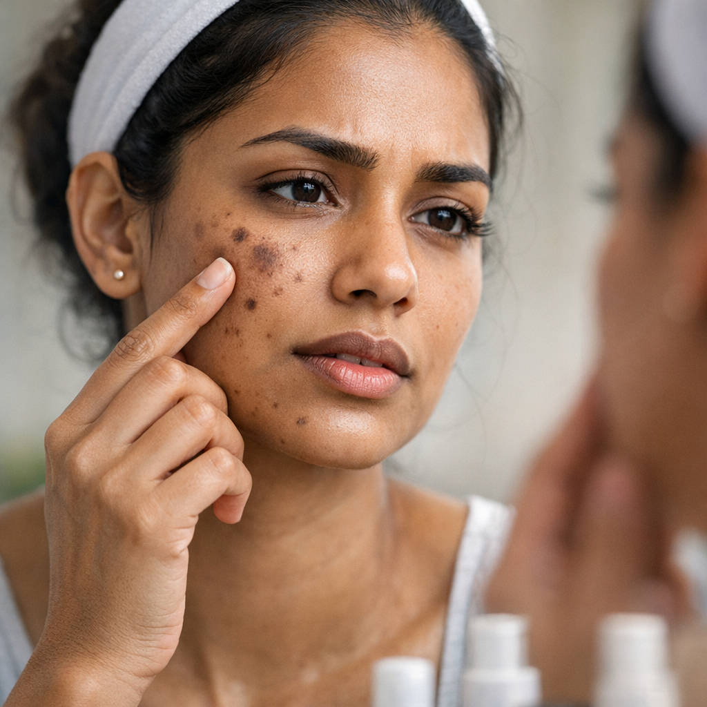 how to remove dark spots on face fast